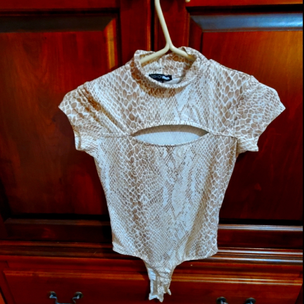 Sexy 3 snake print bodysuits
